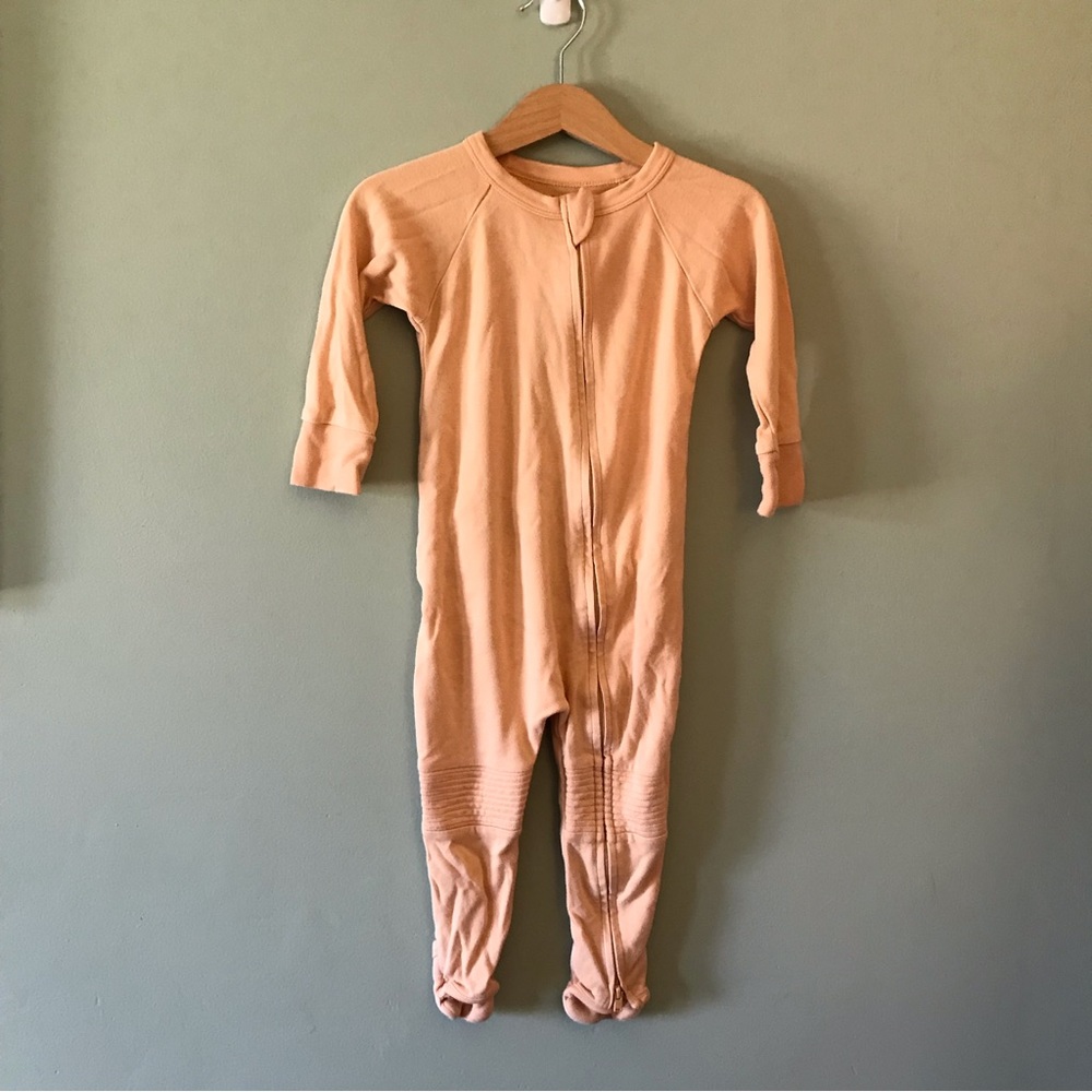 Goumikids Zipper Jumpsuit Pajamas, Pumpkin, 18-24 months